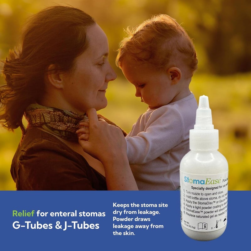 EnClean StomaEase Powder, Leakage Relief for Enteral Stomas - Image 2